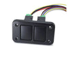 Toyota Universal / 2-Gang / Rocker Switch Panel Push Button 12V/24V DC