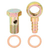 Motorcycle Car 16mm Banjo Hose Barb Bolt Fittings Banjo Bolt Washer