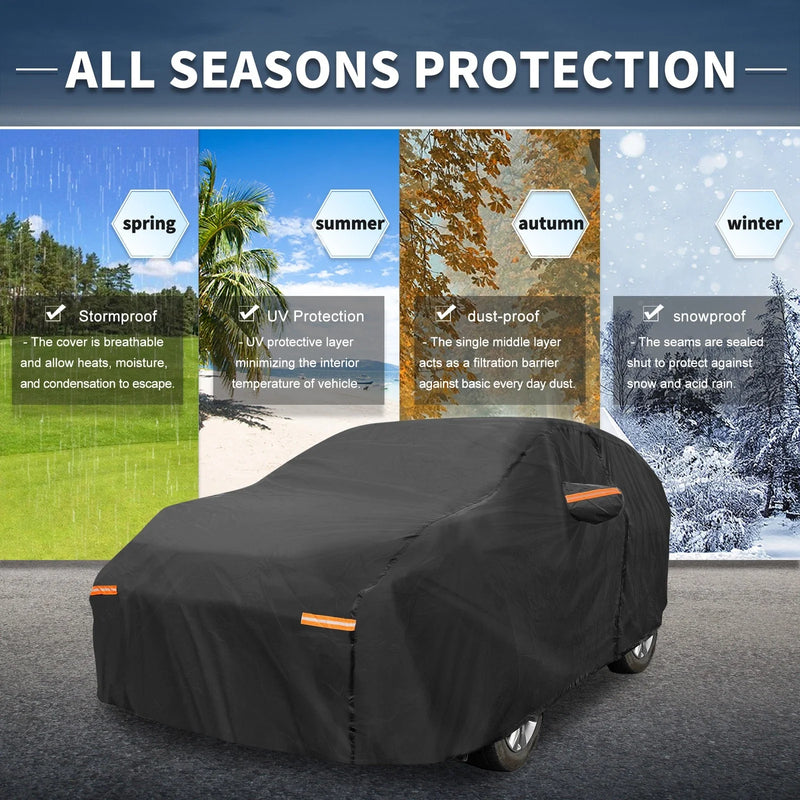 Toyota Sienna Waterproof Car Cover with Zipper (2004-2023)