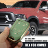 GMC Sierra 1500 with Keychain 5 Button Green Key Fob Cover Case