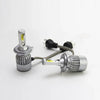 2X H4 6000K 36W HID LED Headlight Light Hight Low Beam Kits C6 Cob LED Fog Lamp