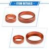 Ford Maverick (2022-2023) Orange 4 x Car AC Climate Control Knob Rings