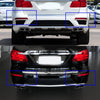 Mercedes GL X166 GL320 1 Pair Rear Bumper Reflectors (2013-2016)