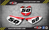 Honda CRF 50 DIGGER Style Stickers Custom Number Plates (2014-2025)