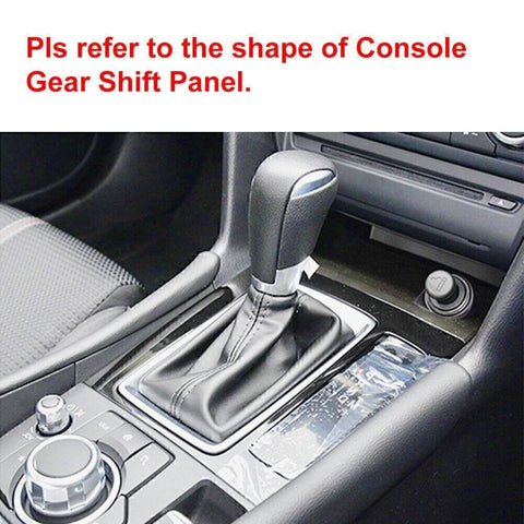 Mazda 3 Axela Carbon Fiber Console Gear Shift Pane Frame Cover (2017-2018)