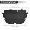 Honda CR-V Trunk Parcel Shelf Black Carbon Fiber Retractable Cargo Cover
