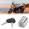 Honda CG125 2 x Stainless Steel Motorcycle Steering Lock Silver Tone