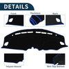 Suzuki Swift Sport (2018-2019) Black Blue Dash Cover Mat