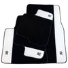 Rolls Royce Phantom Sedan (2003-2016) - White Leather AutoWin Floor Mats