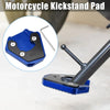 Suzuki gsxs 750 1 Set Kickstand Plate Pad Black Blue (2017–2022)