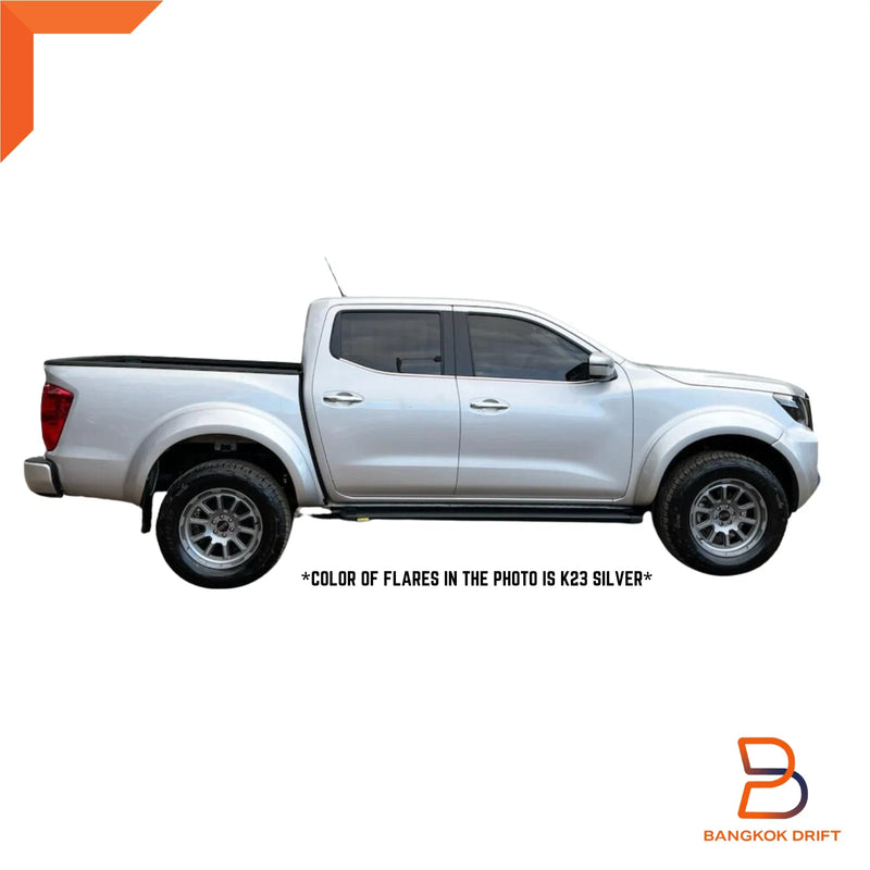 Nissan Navara UTE D23 Matte Black 6" Fender Flares (2021-2023)