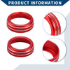 Ford Mustang 2015-2021 Red AC Climate Switch Knob Cover Ring