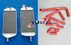 Gas Gas MX / SM / EC 200 / 250 / 300 Aluminum Radiator + Red Hose (2007-2014)