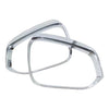 Toyota Corolla Cross Chrome Silver ABS Mirror Rain Eyebrow Trim (2022-2023)