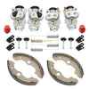 Honda Rancher TRX350 Front Brake Wheel Cylinders W/Shoes Kit (2000–2003)