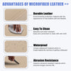 Honda Accord (2003-2007) Beige Faux Leather Center Console Lid Armrest Cover