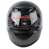Carbon Fiber Black DOT Adult Flip Up Full Face Motorcycle Helmet - S M L XL