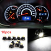 Instrument Dash Panel - Universal Fit 20 x T3 White LED Light Bulbs