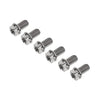 Motor Bike / Bicycle 6pcs M6x10mm Titanium Torx Head Flange Screws
