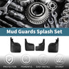 Toyota Land Cruiser LC80 Wheel Eyebrow Mud Flaps Splash Guards (1990–1997)