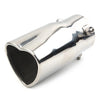 Car Stainless Steel Heart Shaped Exhaust Tail Muffler Tip
