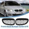 BMW 5 Series E60 (2004-2009) Black Pair Front Hood Bumper Grille