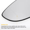 Ford B Max Fiesta Left Side White Heated Mirror Glass (2012-2019)