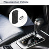 Nissan Tiida 2004-2012 Black Grey Faux Leather Gear Shift Knob Cover
