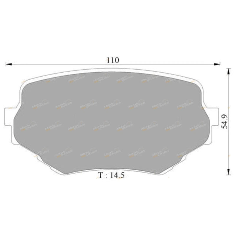 Suzuki Grand Vitara Front Brake Pad Set (1998 - 2005)