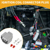 Hyundai - Gray Plastic 2 x Pin Ignition Coil Connector Plug