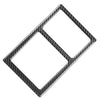 Volkswagen Passat B5 (2001-2005) Black Rear Console Panel Cover Trim