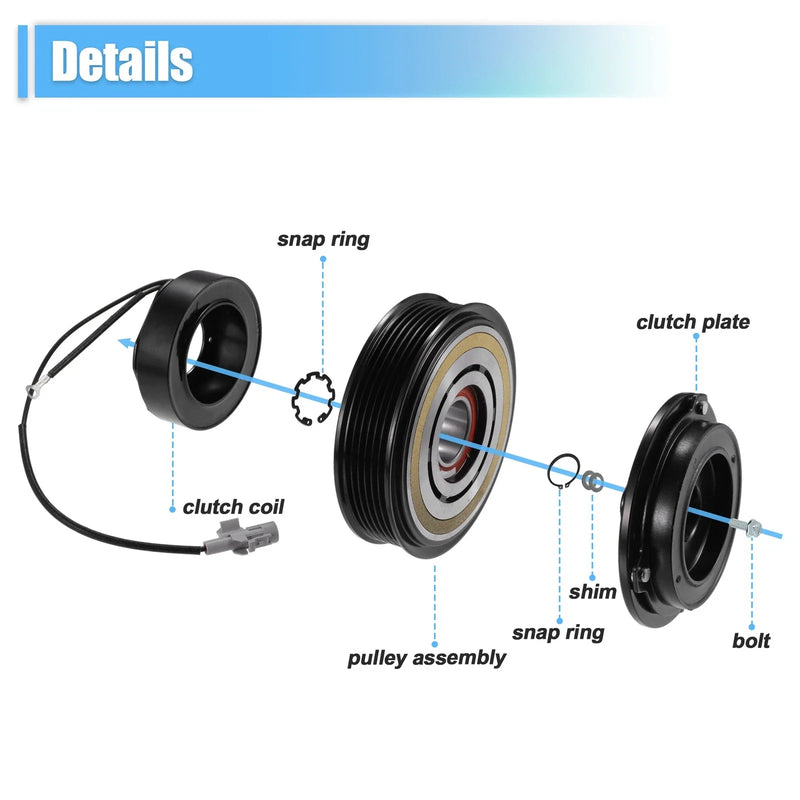 Toyota Sequoia AC Compressor Clutch Kit (2001-2007)