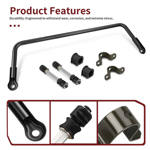 Polaris Ranger XP 700 Rear Stabilizer Sway, Bracket & Bushing (2005–2008)