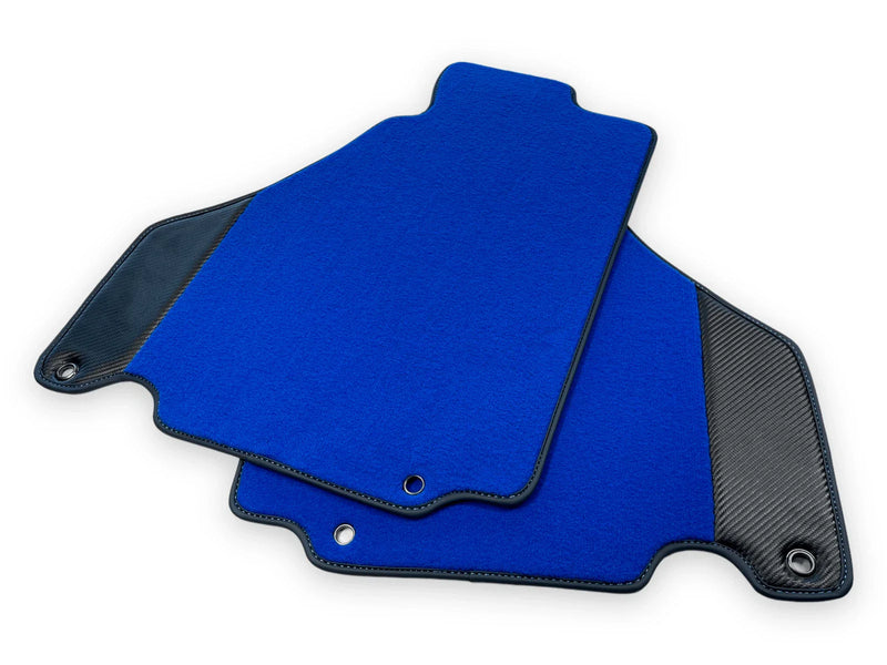 Ferrari 360 Modena with Carbon Fiber Leather Floor Mats Set (2000-2005)