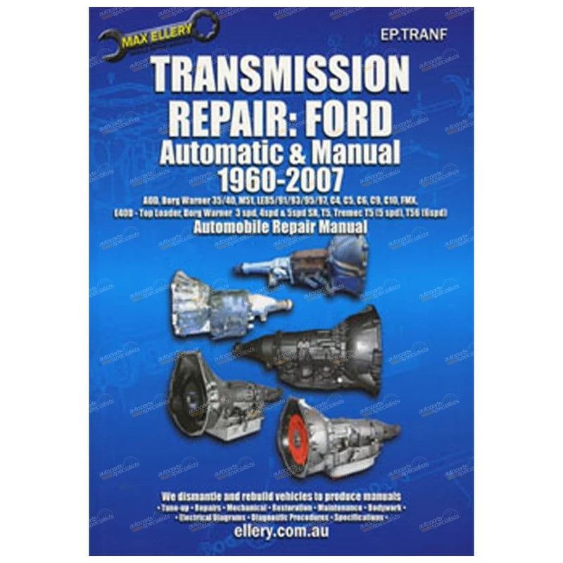 Ford 1 x Auto Gearbox Overhaul Repair Manual (1960-2007)