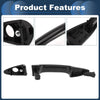 Kia Rio (2011) - Black, 1 Pcs Front Left Door Handle