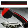Carbon Fiber Rally Car Front Hood Decal Wrap Sticker