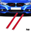 BMW 1 2 3 4 Series Red ABS Front Grille Trim Strips Covers (2004-2023)