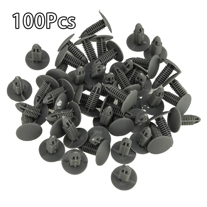 Hyundai Bumper Fender 100 x 1/4" Hole Plastic Fastener Clips