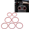 Mercedes Benz C Class AC Air Vent Outlet Inner Ring Cover Trim  Red (2015-2021)