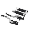 Suzuki GSXR750 Silver Extendable Brake Clutch Levers & Handlebar Grips