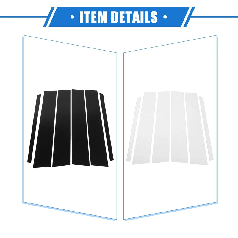 Ford Explorer (2011-2019) Black 6 x Pillar Post Door Window Trim Covers