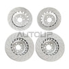 BMW F06 / F10 / F12 M5 / M6 2 x Front & Rear Drilled Disc Rotors (2010–2016)