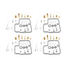 Honda Goldwing GL1200 Carburetor Repair Rebuild Kit (1984)