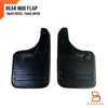 Toyota Hilux MK6 MK7 SR5 Black Rubber Rear Mud Flap Splash Guard (05-14)
