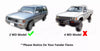Toyota Hilux MK3 2 x Rear Mud Flaps (1992-1997)