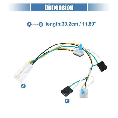 Dodge Ram Overhead Console Map Light Wiring with Switches (2002-2018)