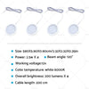 Caravan Camper Trailer Boat 4 x 12V Cool White LED Ceiling Lights