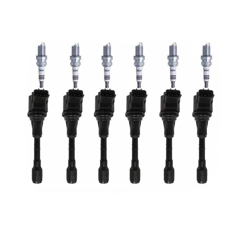 Nissan Maxima J32 2.5L / 3.5L 6X Ignition Coils & Spark Plugs (2008-2008)