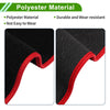 Toyota Mark X 130 Series 2009-2019 Black Red Polyester Dashboard Cover